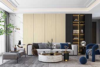 遵义轻奢风格-客厅