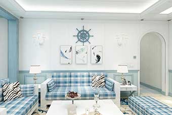 遵义地中海风格-客厅