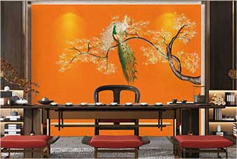 遵义森佰汇航空纤维墙咔(春花秋月)